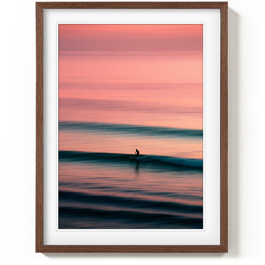Surfer At Sunset