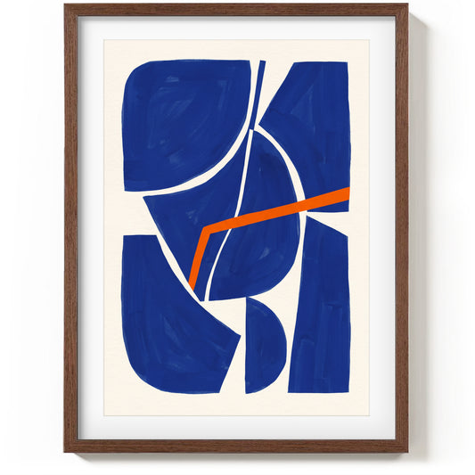 Abstract Blue