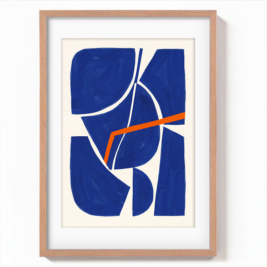 Abstract Blue