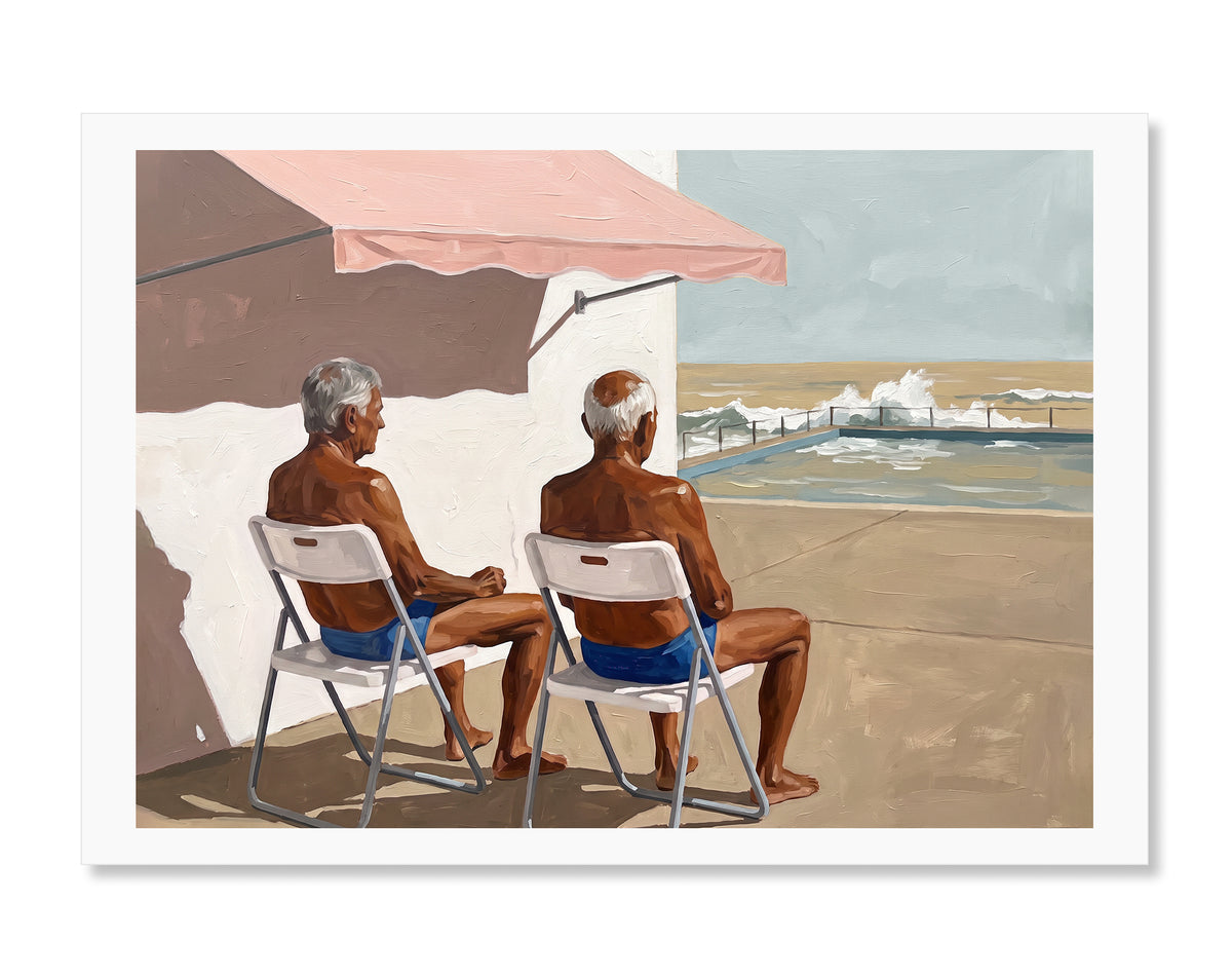 Two Tanned Men