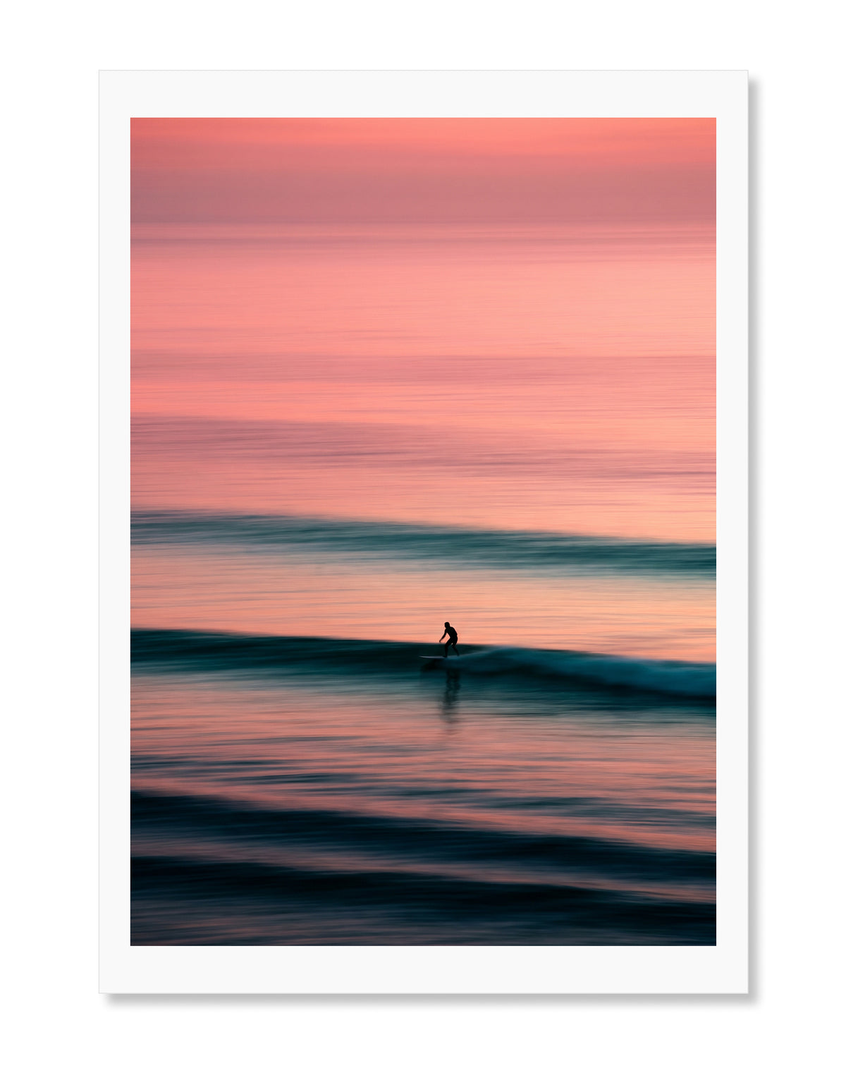 Surfer At Sunset