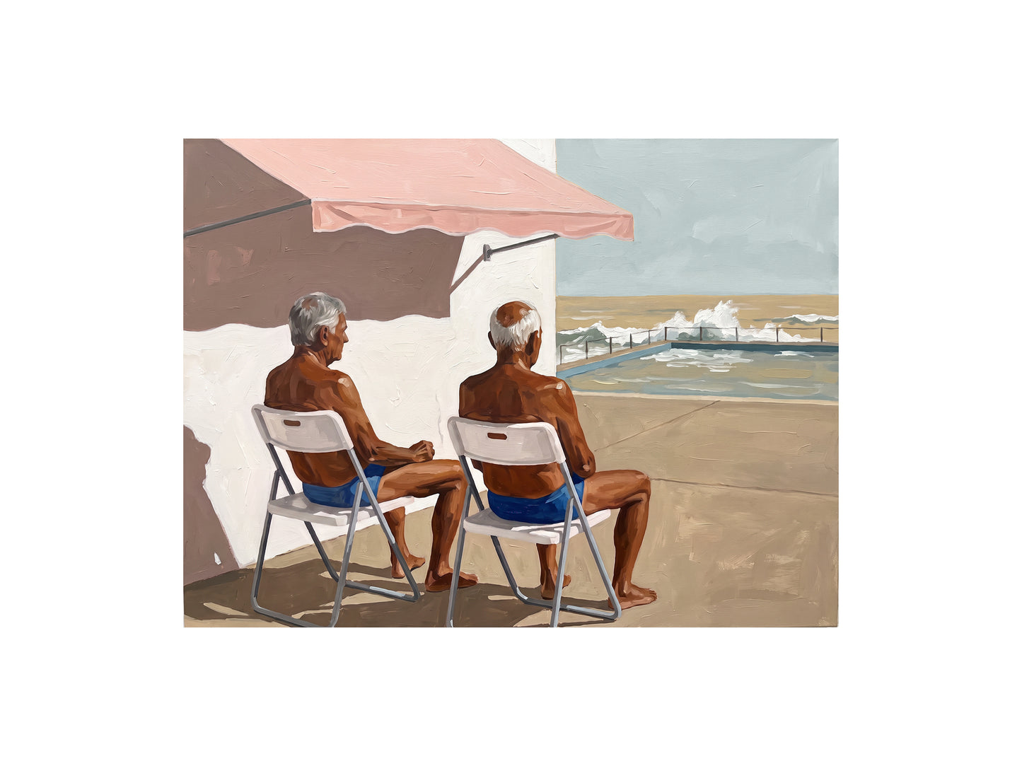 Two Tanned Men