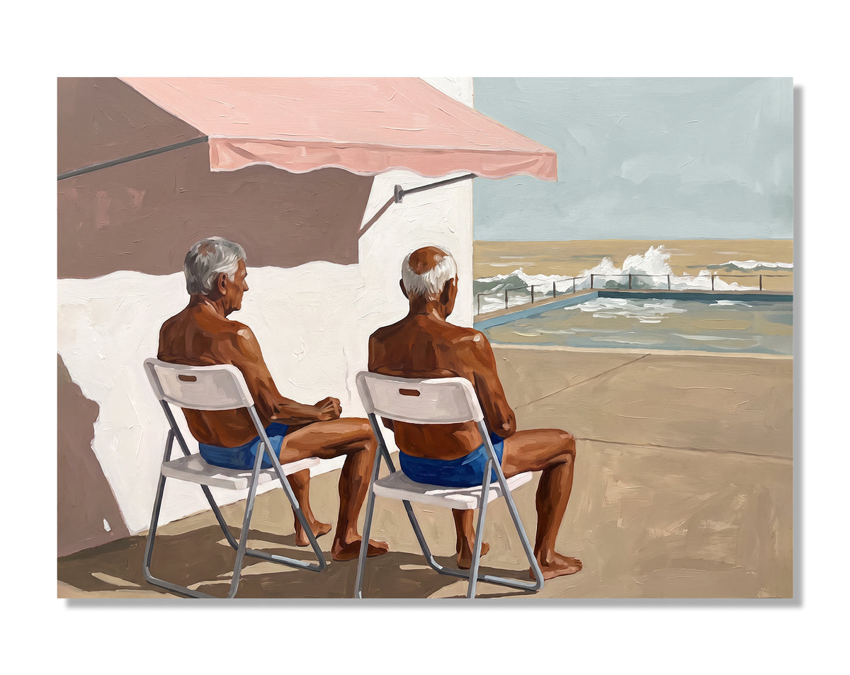 Two Tanned Men