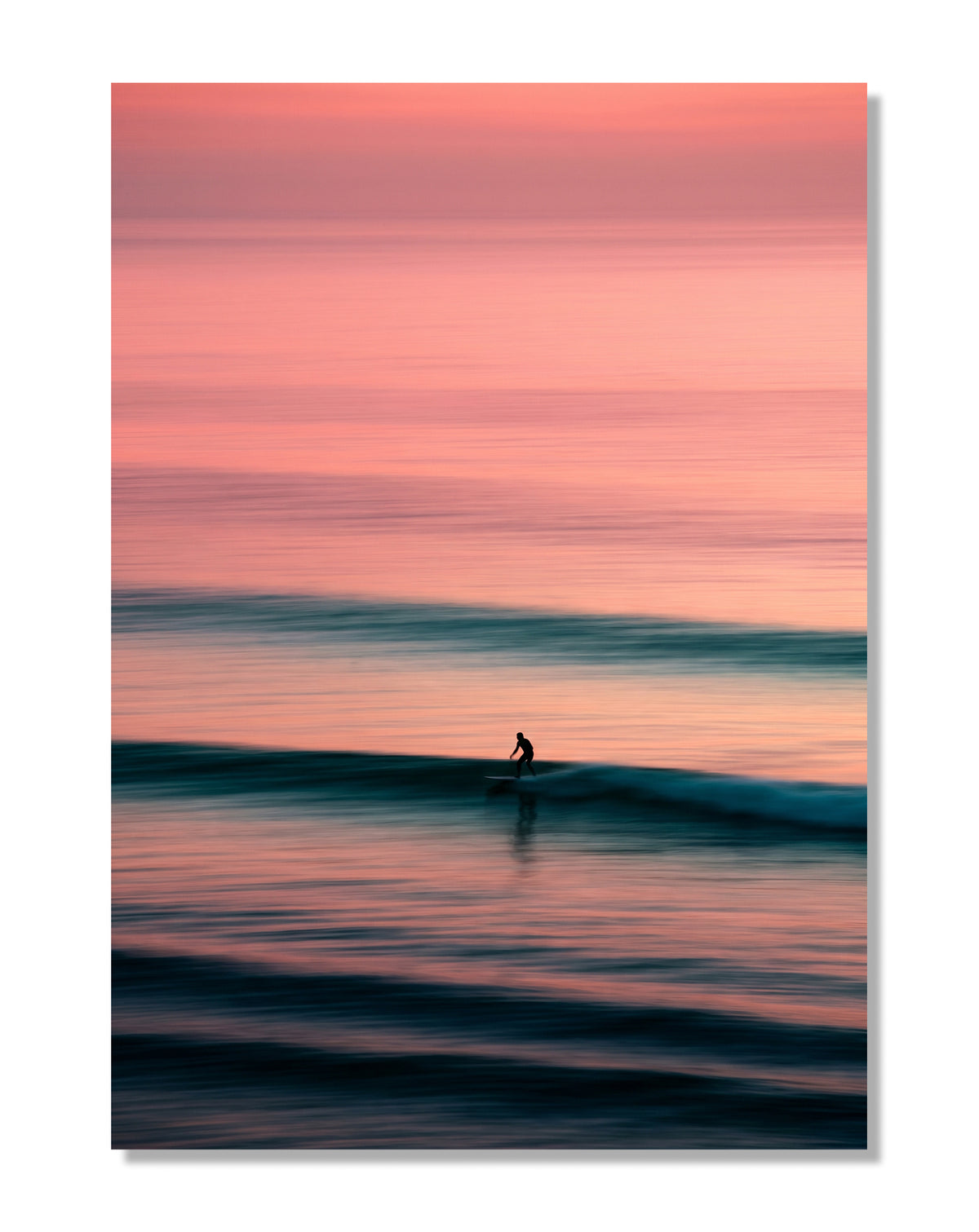 Surfer At Sunset