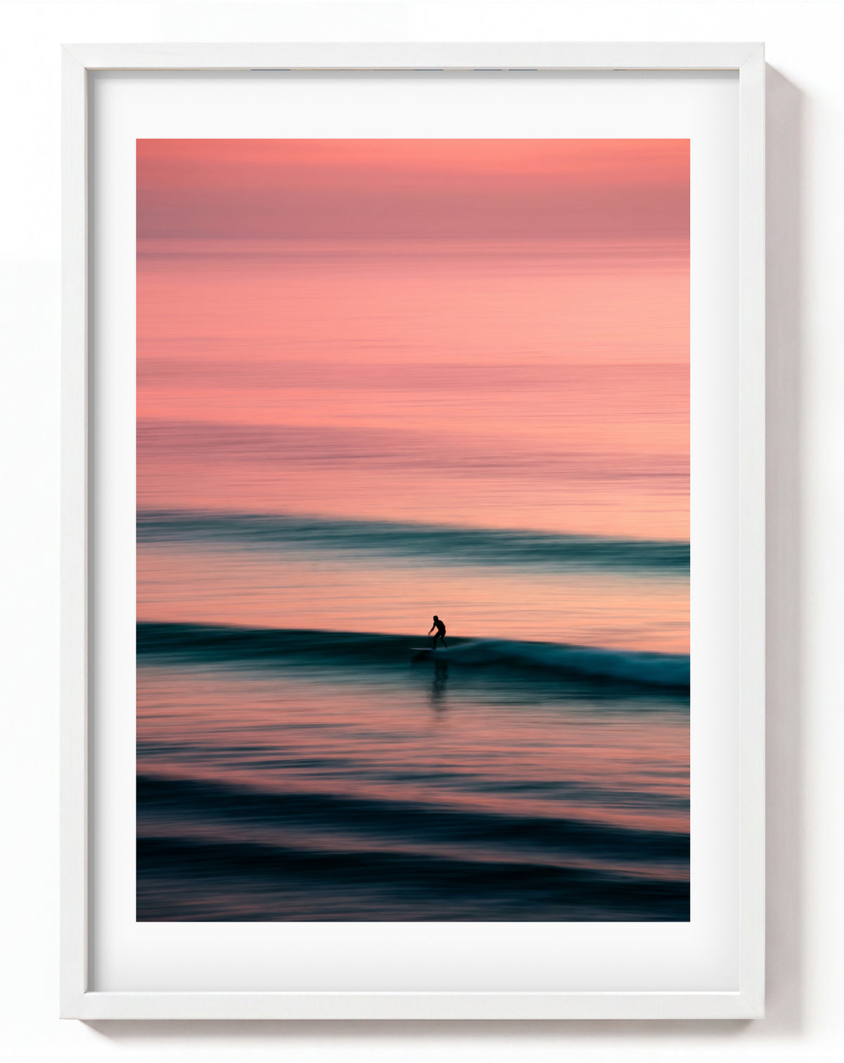 Surfer At Sunset