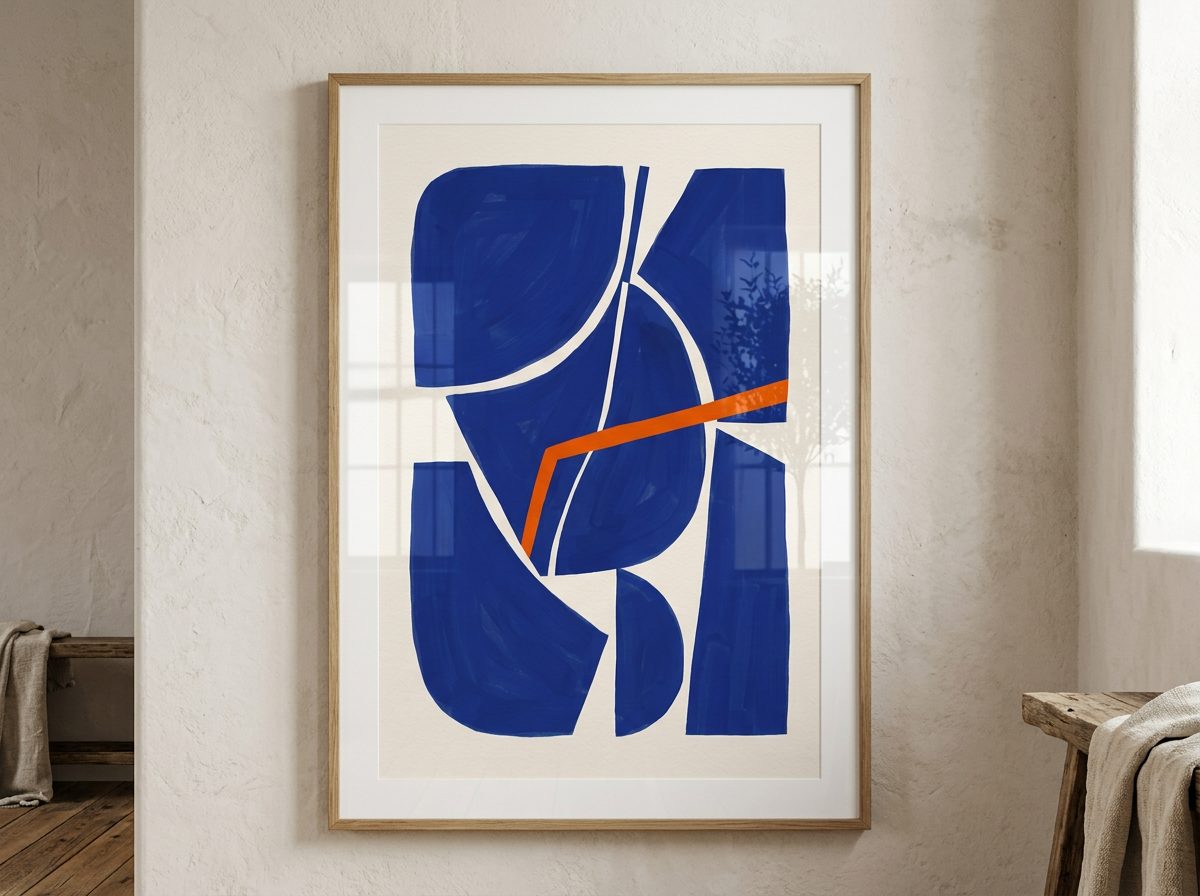 Abstract Blue