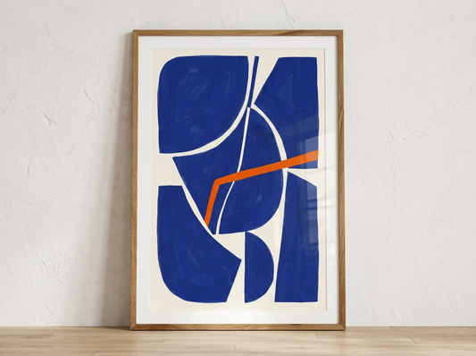 Abstract Blue