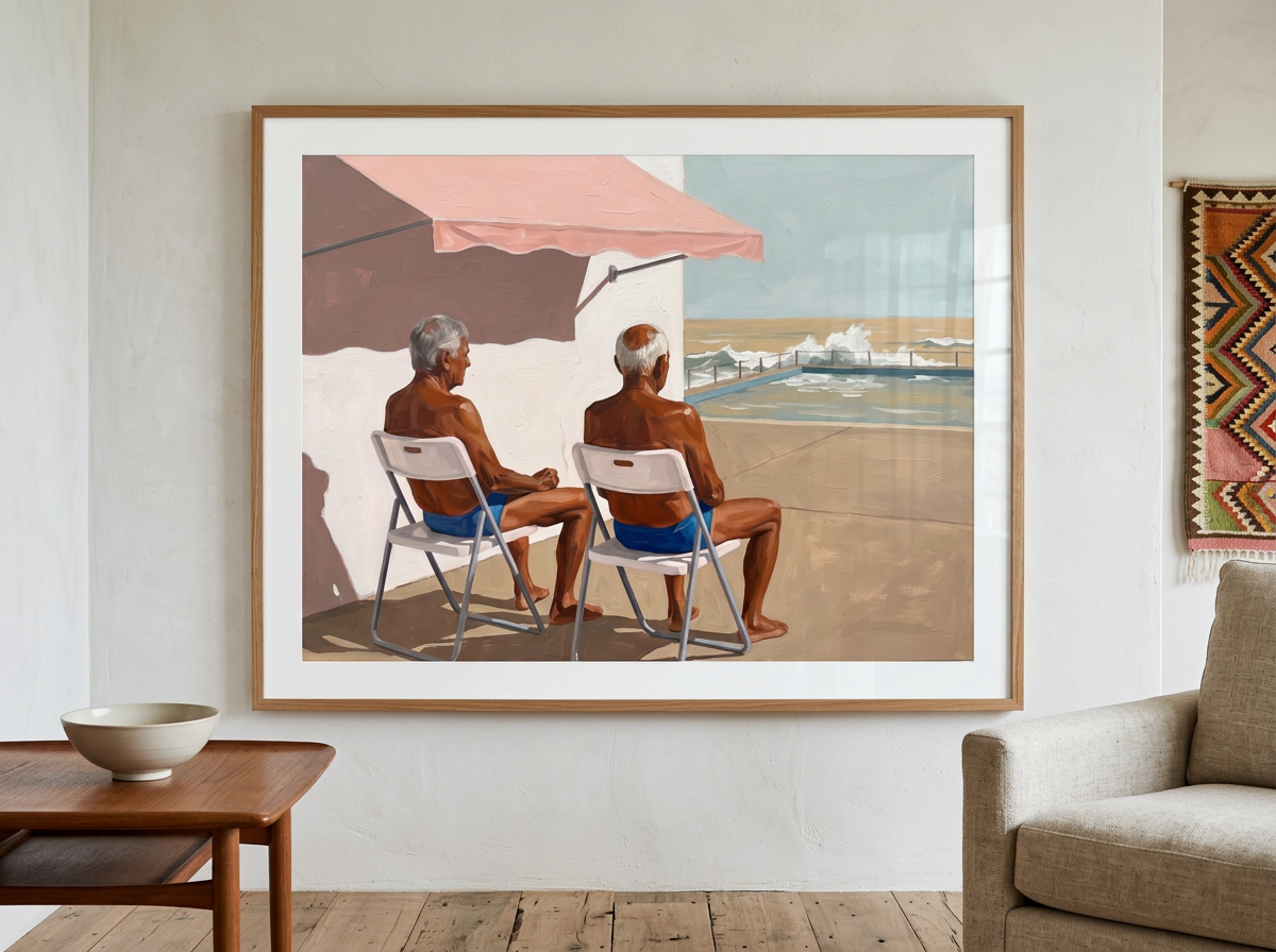 Two Tanned Men