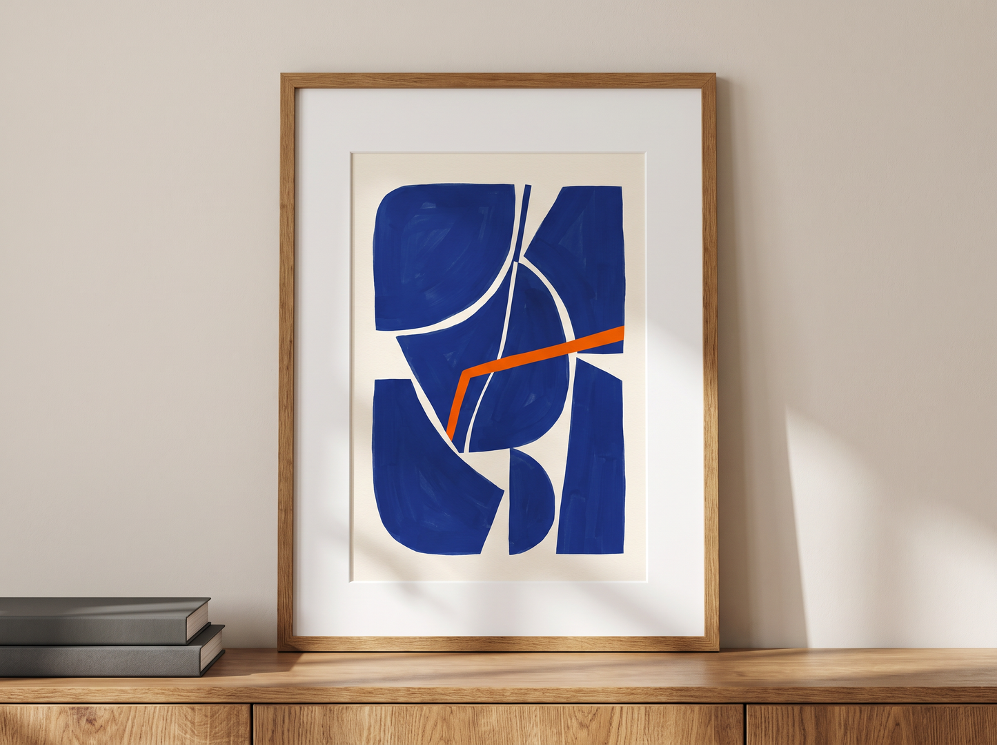 Abstract Blue